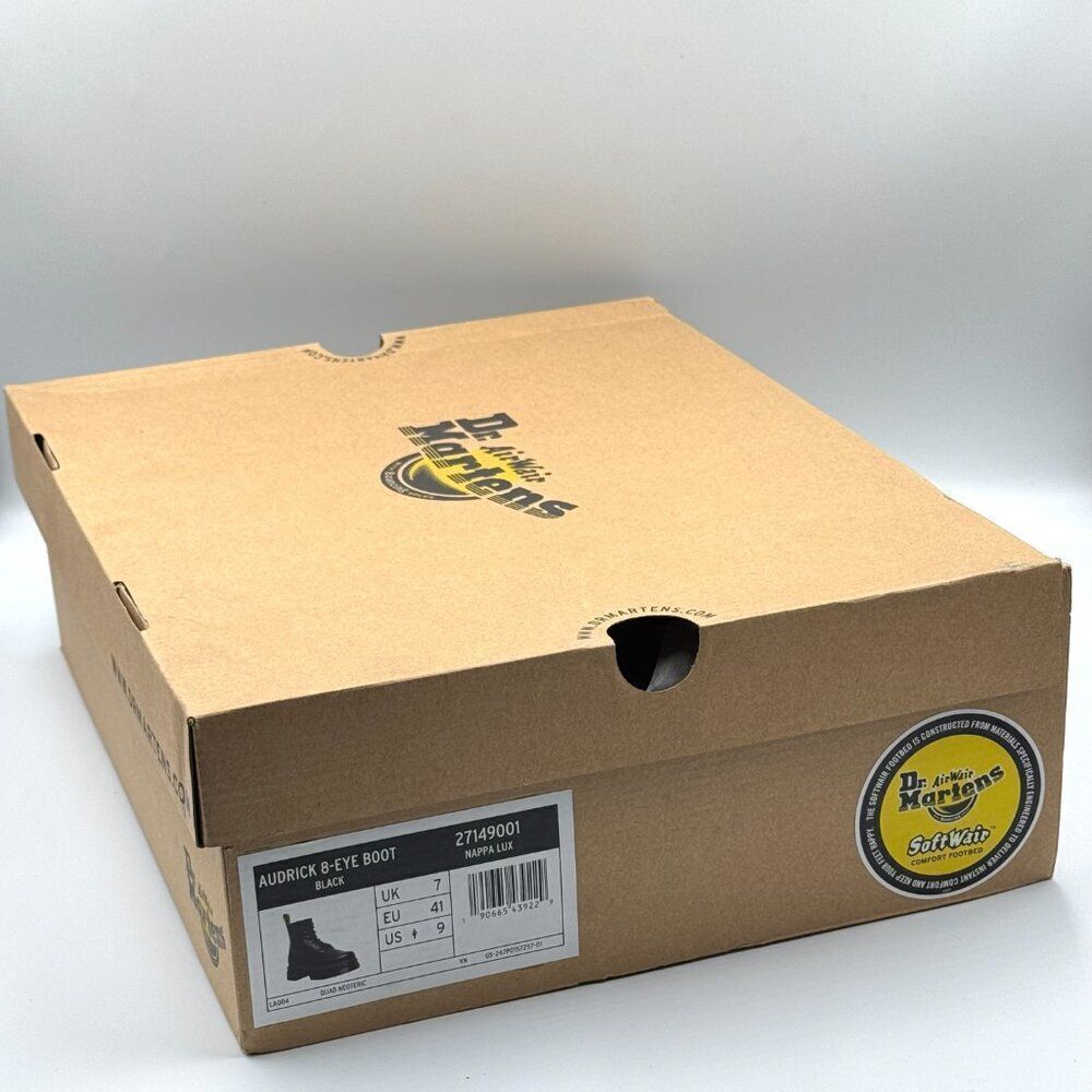 Dr Martens Audrick Nappa Leather Platform Ankle Boots - Picture 9 of 9